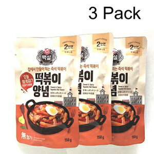 韓国の甘辛いトッポッキホットソースイカのプルコギコチュジャン炒め（3パック） Spicy Sauce Korean Sweet & Spicy TTeokbokki Hot Sauce Stir-fried squid Bulgogi Gochujang (Pack of 3)