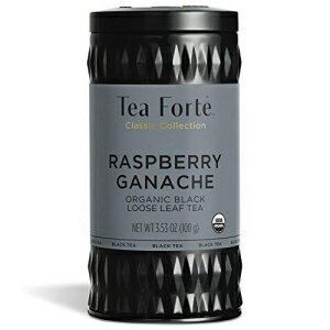 ティーフォルテ ルースティーキャニスター 紅茶 ラズベリーガナッシュ Tea Forte Loose Tea Canister Black Tea, Raspberry Ganache