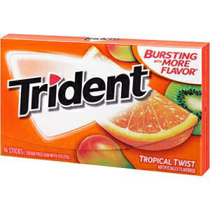 トライデント バリューパック トロピカル ツイスト (12 個パック) Trident Value Pack Tropical Twist (Pack of 12)