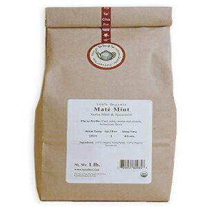 楽天GlomarketThe Tao of Tea Mate Mint、100％オーガニックブレンドマテ茶、1ポンド The Tao of Tea Mate Mint, 100％ Organic Blended Yerba Mate, 1-Pounds