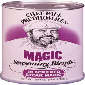 ポール・プリュドムシェフの魔法の調味料ブレンド ~ 黒ずんだステーキの魔法、20オンスキャニスター Chef Paul Prudhomme's Magic Seasoning Blends ~ Blackened Steak Magic, 20-Ounce Canister