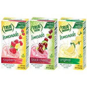 ȥ롼10å ɥ󥯥ߥå3ե졼СХ饨ƥХɥ롧1˥ꥸʥ͡ɡ1˥饺٥꡼͡ɡ1˥֥å꡼饤२ɡʹ3Ȣ True Lemon 10 Ct. Drink Mixes 3 Flavor Variety Bundle: (1) Original
