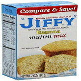 Jiffy、バナナマフィンミックス、7オンスボックス（6個パック） Jiffy, Banana Muffin Mix, 7oz Box (Pack of 6)