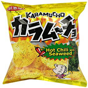 コイケヤ カラムーチョチップス 海藻入りホットチリ 1.9オンス Koikeya Karamucho Chips, Hot Chili with Seaweed, 1.9 oz