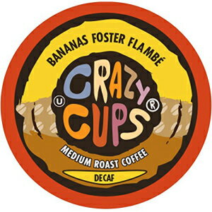 NCW[Jbvt[o[JtFCR[q[AL[OKJbvR[q[2.0AJtFCoiitHX^[txA22JEg Crazy Cups Flavored Decaf Coffee, for the Keurig K Cups Coffee 2.0 Brewers, Decaf Bananas Foster Fl