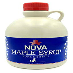 ノヴァメープルシロップ-ピュアグレード-メープルシロップ（クォート） Nova Maple Syrup - Pure Grade-A Maple Syrup (Quart)