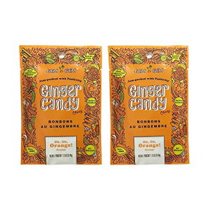 Gem Gem ʥ ߤΤ른󥸥㡼 ǥ 1.25  (󥸡2 ѥå) Gem Gem All Natural Chewy Ginger Candy 1.25oz (Orange, 2 Pack)
