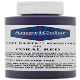 AmeriColor食品着色料、コーラルレッドソフトジェルペースト、4.5オンス AmeriColor Food Coloring, Coral Red Soft Gel Paste, 4.5 Ounce