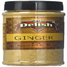 Its Delish のグラウンド ジンジャー パウダー、中瓶、6 オンス Ground Ginger Powder by Its Delish, Medium Jar, 6 oz