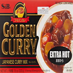 S&B S[fJ[\[X~bNXAGNXgzbgA7.8IX S&B Golden Curry Sauce Mix, Extra Hot, 7.8 Ounce