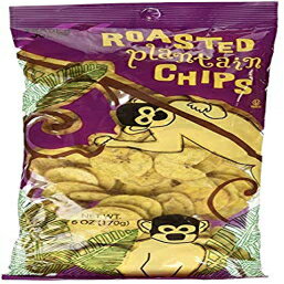 トレーダージョーズ ローストプランテンチップス 6オンス (4個パック) Trader Joe's Roasted Plantain Chips 6oz (Pack of 4)