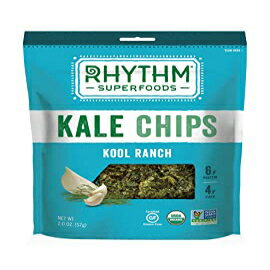 1、Rhythm Superfoods Kool Ranch ケールチップス、2 オンス 1, Rhythm Superfoods Kool Ranch Kale Chips, 2 Ounce