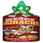AXLbL V`[zbg\[XA18IX {g Ass Kickin Sriracha Hot Sauce, 18 oz. Bottle