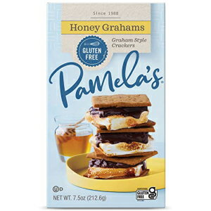 Pamela's Products グルテンフリー ハニー グラハム クラッカー、7.5 オンス Pamela's Products Gluten Free Honey Graham Crackers, 7..