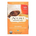 Numi Tea オーガニック ルイボスハーブ ハーブティー (6x18 袋) Numi Tea Organic Rooibos Herb Herbal Tea ( 6x18 BAG)