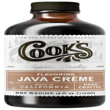 クックス ジャワ クリーム フレーバー 16 オンス Cook's Java Creme Flavor 16 oz