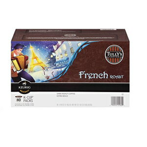 タリーズ フレンチロースト Kカップ 80枚入 Tully's French Roast K-cups, 80-Count