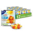 Dole 缶詰トロピカルフルーツ ライトシロップ パッションフルーツジュース パイナップル パパイヤ 15.25 オンス 12 個 Dole Canned Tropical Fruit in Light Syrup Passionfruit Juice, Pineapple Papaya, 15.25 Oz, 12 Count