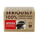 Boyd's Coffee t` No. 6 R[q[ - _[N[Xg - VOJbv (12 JEg)A(00271011) Boyd's Coffee French No. 6 Coffee - Dark Roast - Single Cup (12 Count), (00271011)