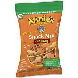 アニーズ オーガニック チェダー スナック ミックス、2.5 オンス (12 個パック) Annie's Organic Cheddar Snack Mix, 2.5 oz (Pack of 12)