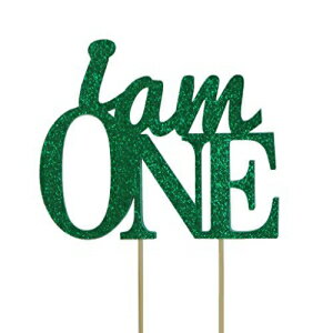 詳細のすべて グリーン I Am One ケーキ トッパー All About Details Green I Am One Cake Topper