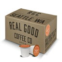 72 カウント (1 パック)、ブレックファスト ブレンド ライト、Real Good Coffee Company - 使い捨てコーヒーポッド - ブレックファスト ブレンド ライト ロースト コーヒー - キューリグ 2.0 ブリューワーを含む K カップ対応 - リサイクル可能な