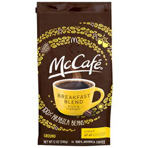 McCafé ブレックファスト ブレンド ライトロースト グラウンド コーヒー (12 オンスのキャニスター、6 個パック) McCafé Breakfast Blend Light Roast Ground Coffee (12 oz Canisters, Pack of 6)