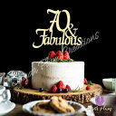 70t@rXP[Lgbp[ Sugar Plum Creations 70 & Fabulous Cake Topper