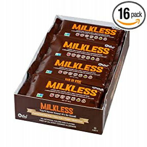 1.4オンス（16個パック）、ミルクレス、ホエイ食品不使用 - ミルクレスチョコレートバー（16個パック） - ビーガン、乳製品フリー、ピーナッツフリー、ナッツフリー、大豆フリー、グルテンフリー 1.4 Ounce (Pack of 16), milkless, No Whey Foods - Milk