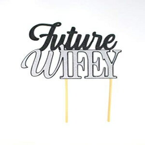 All About Detail Future Wifey ȥåѡ 1 ֥饤륷 ֥饤֥ ѡƥ βֲ (֥å&С) All About Details Future Wifey Cake Topper, 1pc, Bridal Shower,...