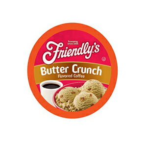 Friendly 039 s クリームとメープルフレーバーのコーヒーポッド キューリグ K カップ ブルワー用 バタークランチ 40 個 Friendly 039 s Cream and Maple Flavored Coffee Pods for Keurig K Cup Brewers, Butter Crunch, 40 Count