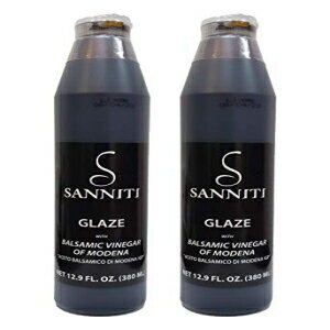 Sanniti イタリアンバルサミコ酢グレーズ、12.9 オンス (2 個パック) Sanniti Italian Balsamic Vinegar Glaze, 12.9 Ounce (Pack of 2)