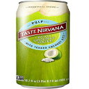 Taste Nirvana リアルココナッツウォーター ココナッツ果肉入り 柔らかいココナッツビット 16.2 液量オンス (12 個パック) Taste Nirvana Real Coconut Water, Coco Pulp with Tender Coconut Bits, 16.2 Fl Oz (Pack of 12)