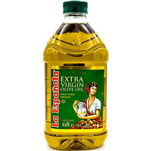 LA ESPAÑOLA ファーストコールドプレスエクストラバージンオリーブオイル、2リットル LA ESPAÑOLA First Cold Pressed Extra Virgin Olive Oil, 2 Liter