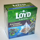 ChubNx[ƃu[x[t[ceB[20eB[obO Loyd BlackBerry and Blueberry Fruit Tea 20 teabags