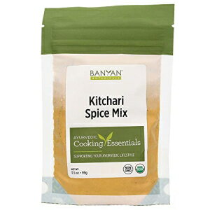 Banyan Botanicals キッチャリ スパイス ミックス – オーガニック ハーブとスパイスで作られたアーユルヴェーダのキッチャリ調味料 – アーユルヴェーダの浄化と消化器の健康用 – 3.5 オンス – 非遺伝子組み換え持続可能な調達ビーガン Banyan Botanicals