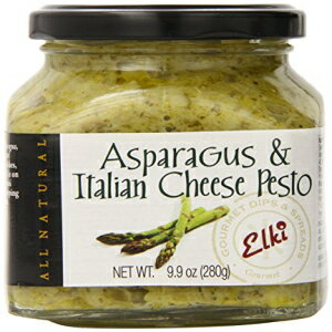 Elki's OAXpKXƃC^A`[YyXgA9.9IX Elki's Gourmet Asparagus and Italian Cheese Pesto, 9.9 Ounce