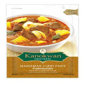 JmN }bT}J[y[Xg 50g ^Ci Kanokwan Massaman Curry Paste 50 g. Thailand Product