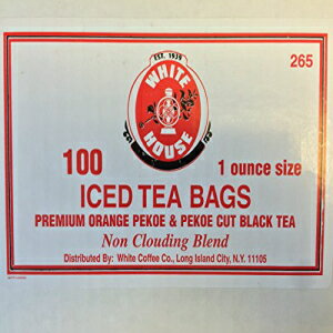 ホワイトハウス プレミアム オレンジペコ＆ペコカット紅茶 (100袋/1オンス) White House Premium Orange Pekoe & Pekoe Cut Black Tea (100 pouches/1 oz) 1