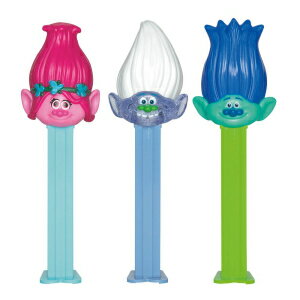 Pez Trolls fBXyT[ƃLfBZbg (e) Pez Trolls Dispenser and Candy Set (Each)