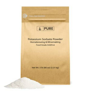 Pure Organic Ingredients Pure Original Ingredients Potassium Sorbate (5 lb) Homebrewing & Winemaking, Food Grade Additive & Preservative