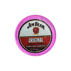 Jim Beam オリジナル バーボンフレーバー シングルサーブコーヒー、35 カップ、キューリグ 2.0 互換 Jim Beam Original Bourbon Flavored Single Serve Coffee, 35 cups, Keurig 2.0 Compatible