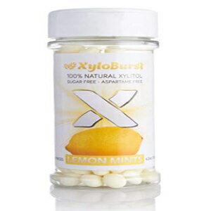 XyloBurst 100% キシリトール甘味料無糖レモンキャンディーミント 200 個 (3 個パック) XyloBurst 100% Xylitol Sweetened Sugar Free Lemon Candy Mints 200 Count (Pack of 3)