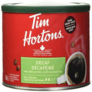 Tim Horton's デカフェ、挽いたコーヒー、640g {カナダから輸入} Tim Horton's Decaf, Ground Coffee, 640g {Imported from Canada}