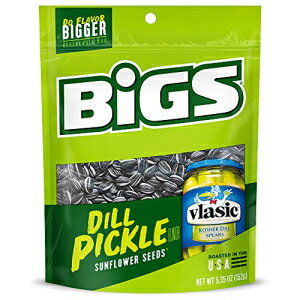 BIGS Vlasic ディルピクルス ヒマワリの種、5.35 オンス袋 (12 個パック) (10896887002209) BIGS Vlasic Dill Pickle Sunflower Seeds, 5.35-Ounce Bags (Pack of 12) (10896887002209,)