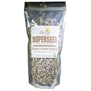 eSutras Organicsヒマワリの種、16オンス eSutras Organics Sunflower Seeds, 16 Ounce