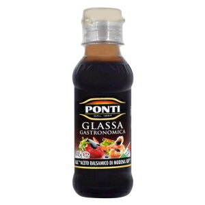 Ponti: KXgm~bN O[Y fiYoT~R| PGI 5.11 IX (145g) {g (6 pbN) [C^AA] Ponti: Gastronomic Glaze with Balsamic Vinegar of Modena PGI 5.11 Ounces (145g) Bottles (Pack of 6)