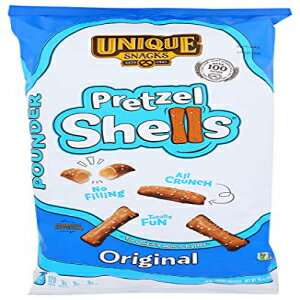 ユニークなプレッツェル シェル ホームスタイル ベイクド オリジナル (12 個パック) Unique Pretzels Shells Homestyle Baked Original (Pack of 12)