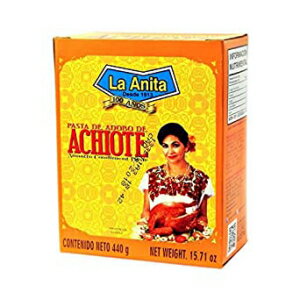 Aj^ALIeAig[y[Xg15.7IXi440Oj`Vj[^sr܂͖qtɍœK La Anita Anita Achiote Annatto Paste 15.7 oz (440 grams) Great for Chocinita Pibil or Pastor