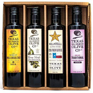 テキサスプレミアムオリーブオイルとバルサミコ酢クラフトギフトセットの上の星 TEXAS HILL COUNTRY OLIVE CO. The Stars Above Texas Premium Olive Oil and Balsamic Vinegar Kraft Gift Set